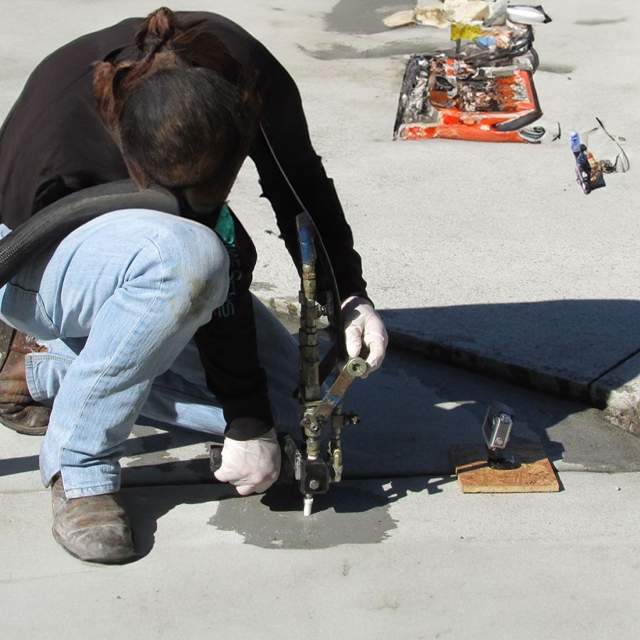 Concrete levelling and resin injection service areas